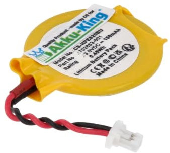 Backup, CMOS Batterie kompatibel mit HP 702853-001 - Li-Ion 150mAh - für EliteBook 720 G1, 725 G2, 725 G4, 745 G3, 820 G1, 820 G3, 820 G4, 828 G3