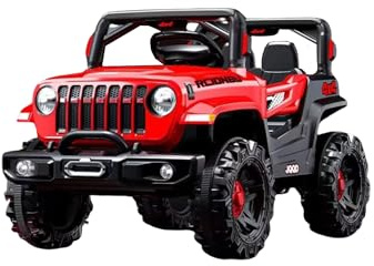 Coche Todoterreno Eléctrico para Niños 1-3 Años. Vehículo Teledirigido 4x4. Coche Infantil con App con Mando de Control y Pedal, 2 Marchas, 5 km/h. Cargador Incluido, Batería de 12V, Bluetooth.