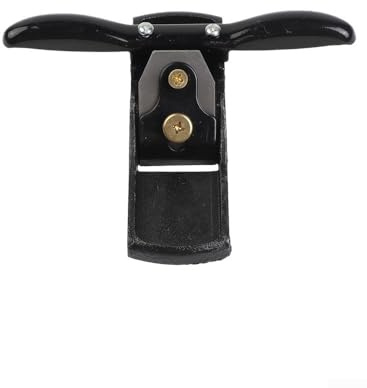 Mini Wood Planer - High Precision Hand Tool for Woodworking and DIY Projects, Ebony Wood Handle with Thick Steel Blade, Compact Block Plane for Smooth Finishing