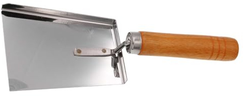 Luxshiny Pala Manico in Legno per Pulizia Arnia in Acciaio Inossidabile Strumento per Apicoltura Impugnatura Comoda e Conservazione Pratica per Arnie