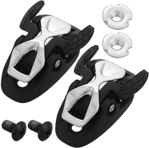 DECORNIJIA Hebillas para Patines en Línea 2 Unidades Resistentes Correa de Sujeción, Accesorios de Cierre para Reparación y Ajuste en Patinaje Recreativo
