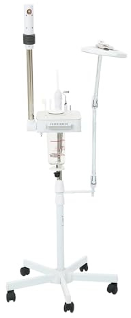 Facial Ozone Steamer 4 in 1 with Magnifying LED Light, High Frequency and Galvanic Aroma Therapy by SKINACT