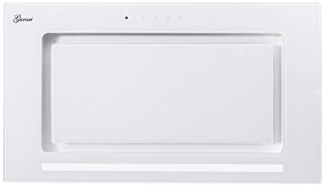 Gurari GCH 217 + 2x Gex15-Hotte Intégrée Groupe filtrant,1000 m³/h,52 cm,Evacuation,3 Vitesses,LED Eclairage,Blanc Verre,Télécommande, TouchControl,Hotte aspirante de plafond,encastrée