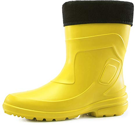 Ladeheid Dam Thermo EVA Gummistövlar lätt som en fjäder LA-800-2017 (MörkGul/Svart, 42 EU)