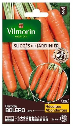 Vilmorin - Sachet de graines Carottes Bolero HF1 - création Vilmorin