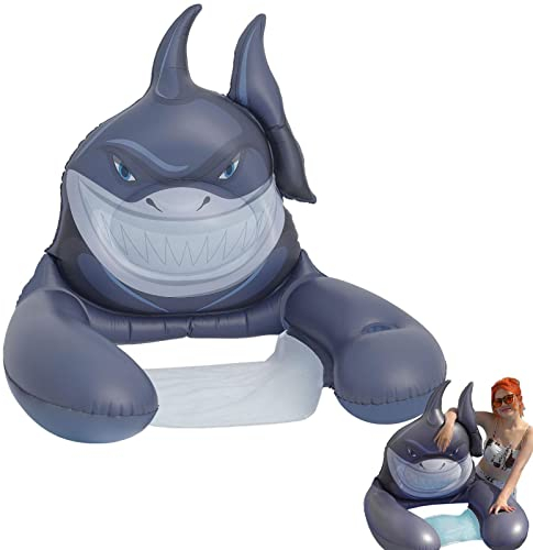 Nupaque Pool-Schwimmstuhl - Dicke PVC-Wasserhängematte, Pool-Lounge,Schwimmender Liegestuhl mit Sling-Sitz – Entspannen Sie Sich im Teich, am, im See oder im Schwimmbad