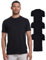 True Classic Mens T-Shirts - Short Sleeve Crew Neck Plain Novelty T Shirt for Men, Pack of 3, Black, L