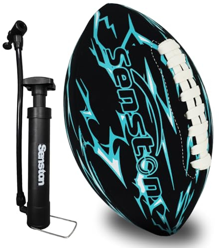 Senston 9.25'' Waterproof Football Durable Neoprene Football for Pool