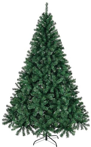 LALAHO Sapin de Noël Artificiel de 120 cm, Arbre de Noël avec 230 Pointes de Branche - Matériau PVC Ignifuge avec Pied en Métal, Convient à Divers endroits