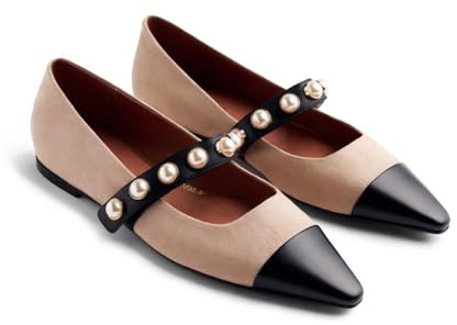 GIOSEPPO GALIEN, Scarpe Piatte Mary Jane Donna, Nude, 38 EU, Carne, 38 EU