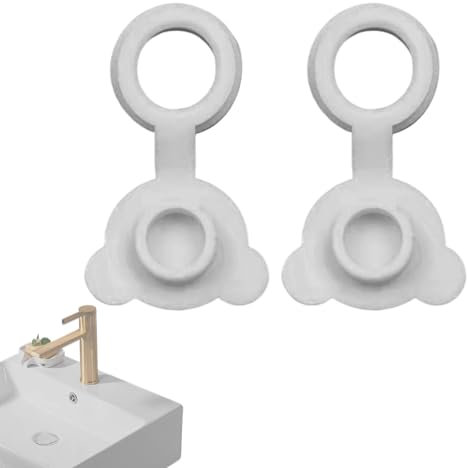 Tapón de Silicona para bañera, tapón de Drenaje de baño en de Oso, 1.38 x 1.57 x 0.59 Pulgadas, a Prueba de Fugas y Sello hermético, Juego de Tapones de Repuesto para baños, cocinas y fregaderos
