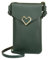 GUSXPPD kleine Handy Umhängetasche Damen, PU Leder Handytasche mit Geldbörse zum Umhängen, Crossbody Schultertasche Handytasche, 55 Zoll Schultergurt für Handy unter 6.5 Zoll (Grün)