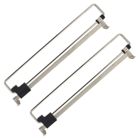 Holibanna 2piezas Barra Telescópica para Ropa Deslizables Extraíbles Barras Pequeñas para Colgar Organizador De Pantalones Armario