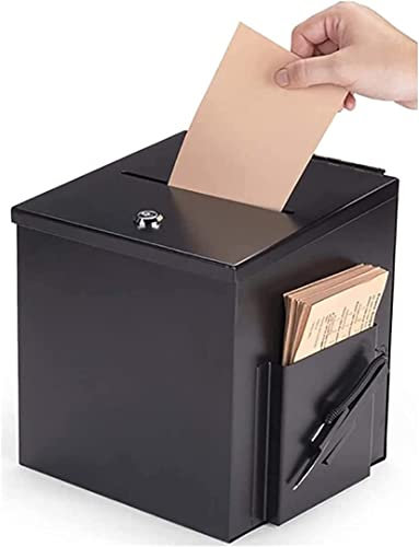 Outdoor Parcel Drop Box Mailbox Mailbox Mailbox Wall-Mount Mailboxes Locking Mailbox Classic Locking Post Mount Parcel Mailbox with High Security Reinforced Lock