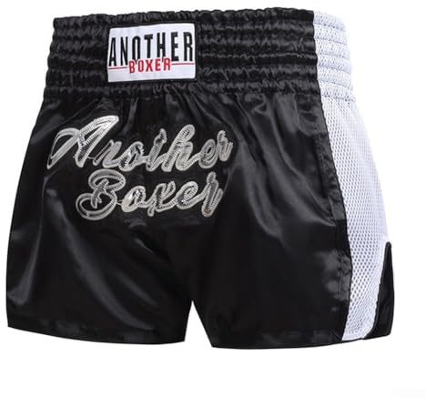 Short d'entraînement MMA unisexe confortable pour la boxe et l'entraînement de fitness (L Noir)