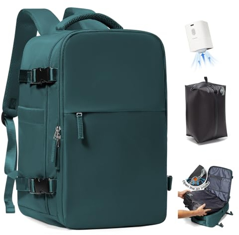 SZLX Mochila De Vacío Con Bomba Equipaje De Mano Mujeres, Mochila Viaje Cabina Avion 40x30x20 Mujer Ryanair Wizz Air, Mochila De Viaje Tamaño Cabina Impermeable Maleta De Vacío Para Hombres