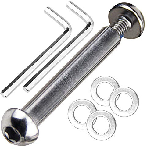 OTFAITP M8 8mm x 28mm-86mm Scooter eje trasero delantero perno 8.8 grado acero al carbono para truco scooter Dash Teen/Adult Kick Scooter-800+lb capacidad