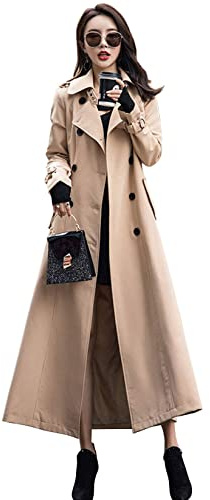 ebossy Women's Women Duster Trench Dress Coat Maxi Coat (pack of 1)