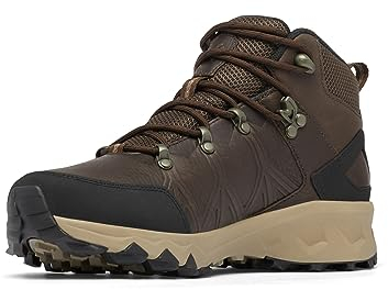 Columbia Peakfreak II Mid Outdry WP Leather wasserdichte Wanderstiefel für Damen, Braun (Cordovan x Black), 40 EU