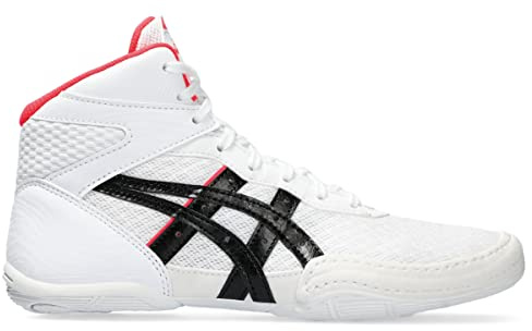 ASICS Scarpe da wrestling per bambini Matflex 7 Grade School, Bianco/Rosa Diva, 2.5 Big Kid