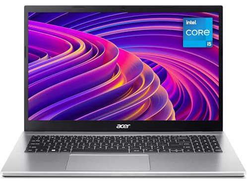 Acer Aspire 3 A315-59 Laptop - Intel Core i5-1235U, 8GB, 256GB SSD, Integrated Graphics, 15.6 Full HD, Windows 11, Silver