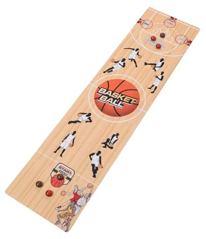 Tisch-Curling-B?lle-Spiel, Lehrreich, Interaktiv, Lustige Basketball-Version mit 6 B?llen, Schreibtisch-Curling-Brettspiel f¨¹r Partys Im Innenbereich