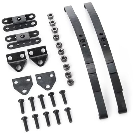 RC Spare Part Compatible with D90 1/10 RC for Rock Crawler Car Accessories RC Car for Leaf Springs Suspension Steel Bar Highlift for Chassis(B)