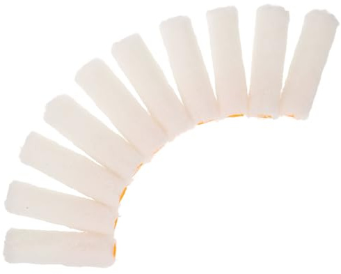 SHINEOFI Rodillo Recargable de Algodón, 10 Fundas Pequeñas para Rodillos de Pintura, Repuesto Fácil y Práctico para Pintar Paredes y Decoración