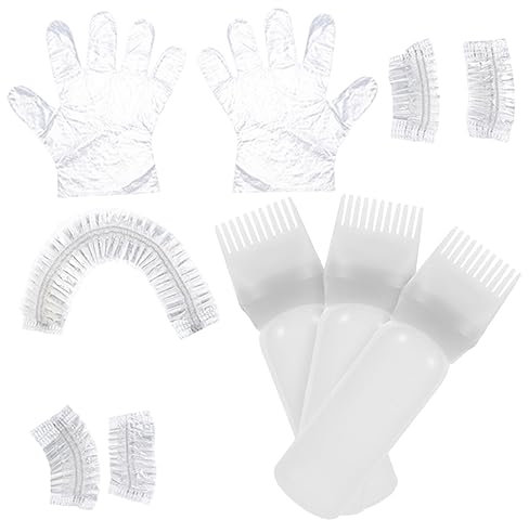 Beaupretty Completo de Herramientas para Tinte de Cabello Kit de Coloración con Aplicador Flexible y Accesorios para Casa y Salones