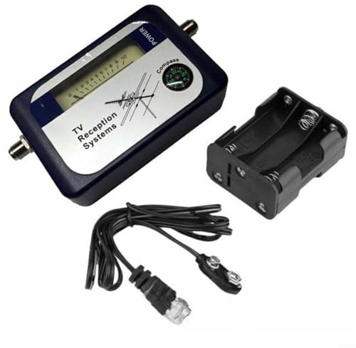 Advokingtap DVB-T Finder Digital Aerial Terrestrial TV Antenna Signal Power Strength Meter Pointer TV Reception Systems