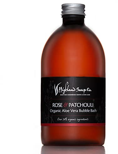 The Highland Soap Company Schaumbad Rose & Patchouli 500ml