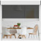 CLIP'N'SHADE Weiß - Aussenrollo gegen Hitze, Jalousie, Sichtschutz und Abdunkelung für Fenster, Hitzeschutz Rollo ohne Bohren (Breite: 120 cm, Höhe: 91-142 cm, Blickdicht)