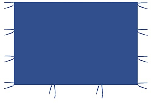 3×2m Pavillon Seitenwände mit Fenster, Langlebige 210D Oxford Stoff Seitenwände, Freien Wasserabweisend und Atmungsaktiv Tragbare Ersatzseitenwände, Zeltzubehör Partyzelte (Blau ohne Fenster)