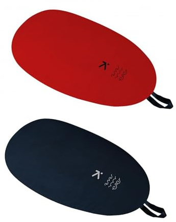 Hiko PU Cockpitcover Lukendeckel Cockpitschutz Wasserschutz Kajakzubehör , Größe:C80 T2 (75-82 cm), Farbe:Schwarz