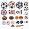 22 Stück Fußball Eisen auf Patch, Applique Patches, Bügelbild zum Aufbügeln für T-Shirt Jeans Kleidung Taschen