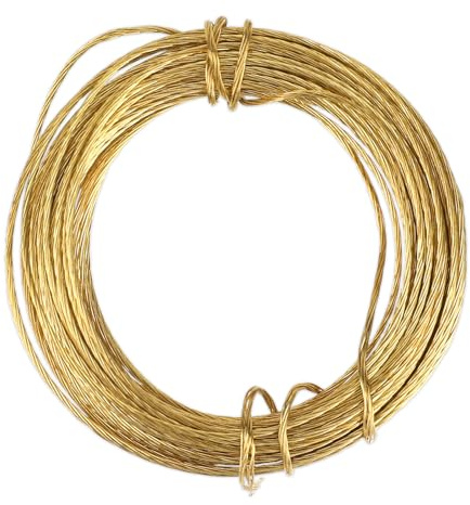 33 Feet Picture Hanging Wire Picture Frame Brass Wire for Hanging Heavy Duty Metal Braided Wire for Hanging Pictures, Mirror, Artwork, Light