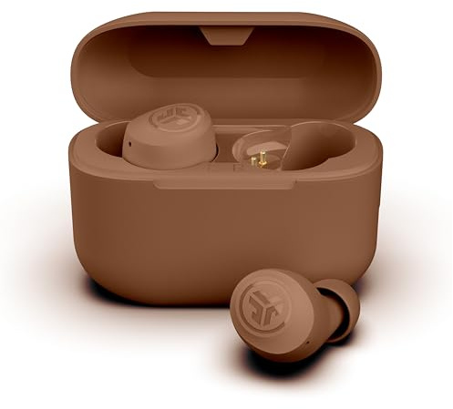 JLab Go Air Pop+ Tones True Wireless Earbuds, in Ear Headphones, Bluetooth Earphones, 35H Playtime Ear Buds with Microphone, USB-C Charging Case, Dual Connect, EQ3 Sound (1615 C)