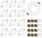 GY 12er LED Einbaustrahler inkl. GU10 Fassung, LED GU10 Einbaurahmen Decken Spot Weiß Rund, für MR16 LED Leuchtmittel, 35° Schwenkbar, Ø75 x 100mm Große Lochdurchmesser, Ohne Leuchtmittel