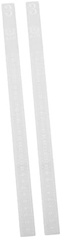 Gatuida Righello Di Livellamento Per Biscotti e Guida Per Mattarello 3mm in Plastica Flessibile Utensili Da Forno Per Impasti e Pasta Precisione in Cucina Set