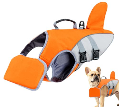 Hundlivväst | Hund Simlivväst Med Handtag - Flytande Dräkt Med Justerbar Rem Till Vattenaktiviteter