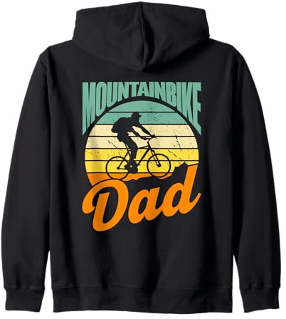 Papá De La Bicicleta De Montaña Padre Btt Papá Mountainbike Sudadera con Capucha