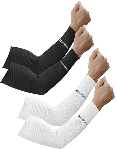 SlimCell Gambetti Manchon de Compression Sport Unisexe – Support Musculaire Bras et Circulation, Manchon Antifatigue pour Running, Volley, Cyclisme, Padel, Basket, Récupération Active - Made in Italy