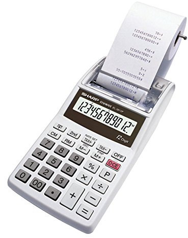 Sharp EL-1611P Taschenrechner (Schreibtisch, Druckrechner, 12-stellig)