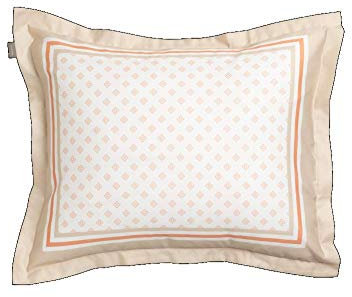 GANT G Border Kopfkissenbezug einzeln Farbe Dark Putty Größe 80x80