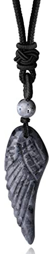 MAIBAOTA Crystal Necklace for Men Women Healing Crystal Stone Bar Pendant Necklace Adjustable Rope Necklace Natural Gemstone Necklace Jewelry, Rope, stones