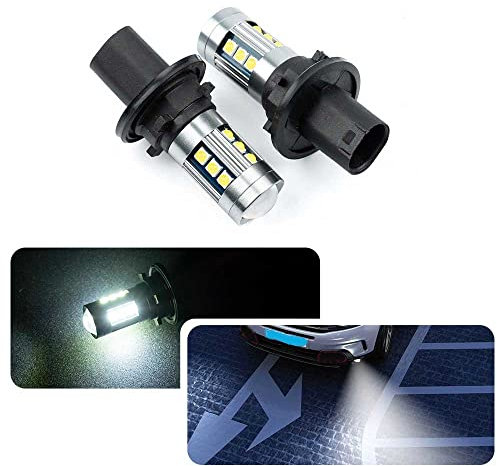 njssjd 2 lampadine a LED PH24WY compatibili con C-itroen C5 2008-2017 con fari allo xeno HP19W Xenon bianco Canbus nessun errore