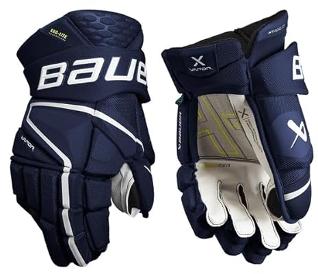 BAUER Vapor Hyperlite Junior Gants pour enfant Noir/blanc Taille 11