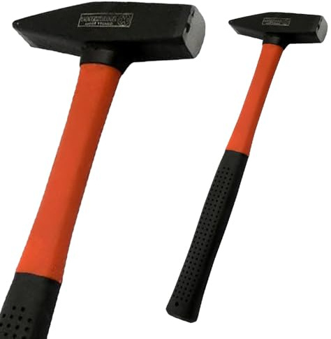 Heavy Duty Machinist Hammer - with Fiberglass 300G Handle | Easy Grip, DIY Tool, Engineer Workshop Household | Professional Builders Hand Tools | Durable Strong Quality Long Lasting