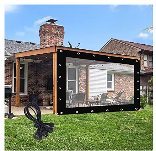RAGGZZ Wasserdicht Plane, Draussen Vorhänge, Transparente PVC-Plane, Pergola Seitenteile wasserdichte Abdeckung Outdoor, Schutz Vor Rissen, for Gazebo, Pergola, Anpassbar (Size : 6x3m)