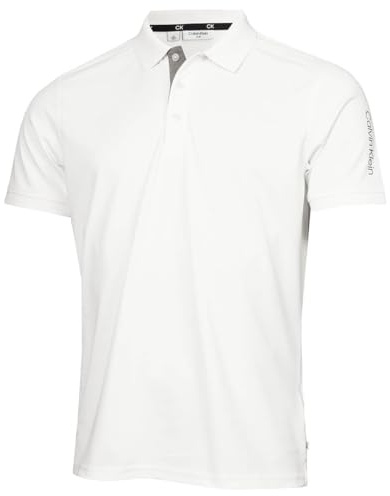 Calvin Klein Polo de Golf Club pour Hommes - Blanc - L